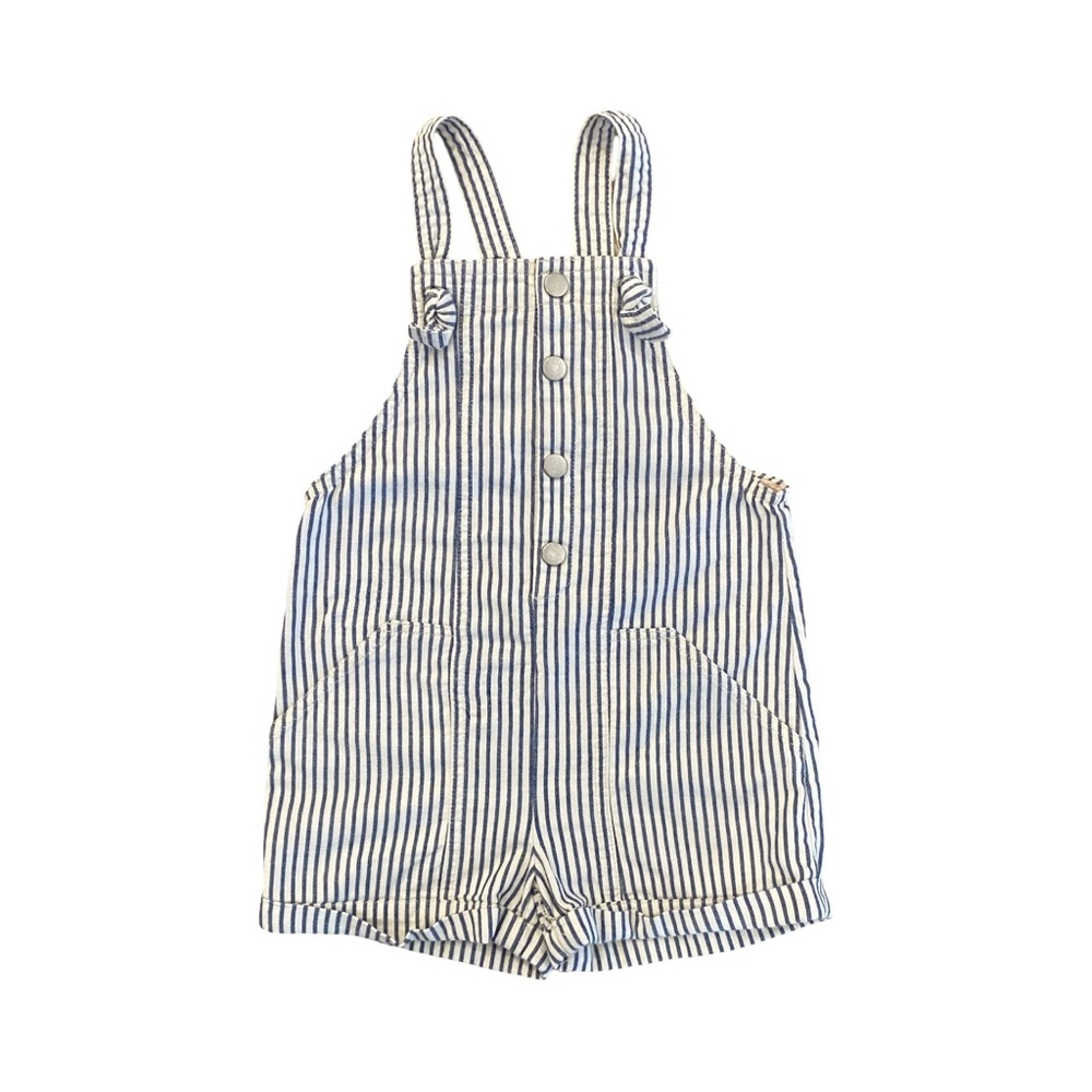 Zara Striped Kids Overalls - 3-4 T - Unisex